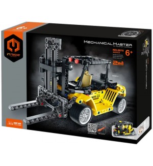 Конструктор 2 в 1 iM.Master Mechanical Master - Електрокар, 302 части Конструктор 2 в 1 iM.Master Mechanical Master - Електрокар, 302 части