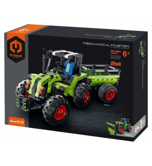 Конструктор 2 в 1 iM.Master Mechanical Master - Трактор, 348 части Конструктор 2 в 1 iM.Master Mechanical Master - Трактор, 348 части