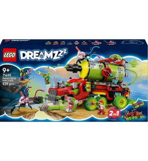 Конструктор LEGO DreamZzz 2 в 1 - Бояджийският камион на Матео (71499)