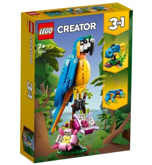 Конструктор  3 в 1 LEGO Creator - Екзотичен папагал (31136)