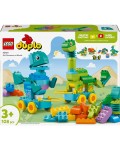 Конструктор 3 в 1 LEGO Duplo Town - Динозаври на колела (10451)