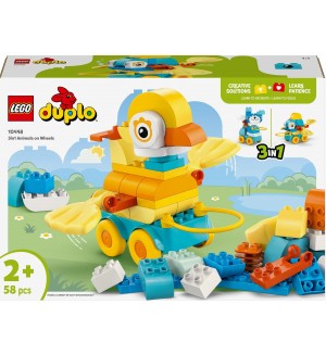 Конструктор LEGO Duplo Town 3 в 1 - Животни на колела (10448)