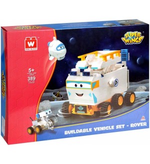 Конструктор Alpha Group Super Wings - Лунен Ровър, 389 части