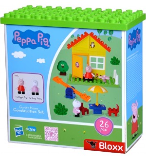 Конструктор Big Bloxx Peppa pig - Градина, 26 части