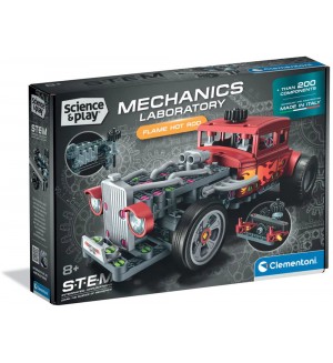 Конструктор Clementoni Mechanics Laboratory - Flam Hot Rod, 200 части