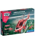 Конструктор Clementoni Mechanics - Пожарникарски хеликоптер, 160 части
