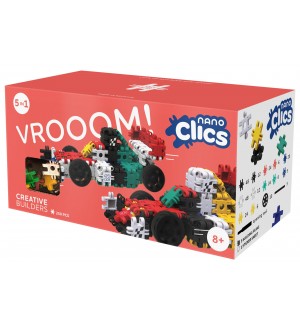 Конструктор Clics Toys NanoClics - Creative Builders, 250 части