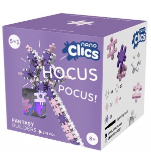 Конструктор Clics Toys NanoClics - Fantasy Builders, 125 части