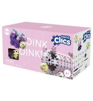 Конструктор Clics Toys NanoClics - Fantasy Builders, 250 части