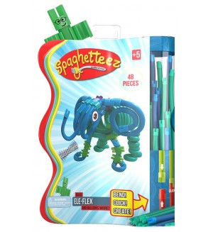 Конструктор Clics Toys Spaghetteez - Ele-Flex, 48 части