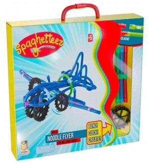 Конструктор Clics Toys Spaghetteez - Noodle Flyer, 76 части