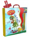 Конструктор Clics Toys Spaghetteez - Twist-A-Saurus Rex, 64 части