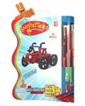 Конструктор Clics Toys Spaghetteez - Wiggly Roadster, 46 части