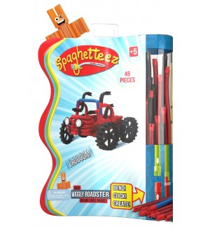 Конструктор Clics Toys Spaghetteez - Wiggly Roadster, 46 части