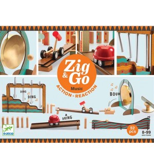 Конструктор Djeco Zig & Go - 52 части 
