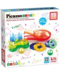 Конструктор допълнение Picasso Tiles - За магнитно роли, 15 части
