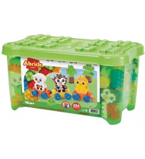 Конструктор Ecoiffier Abrick - Ферма, 250 части Конструктор Ecoiffier Abrick - Ферма, 250 части