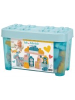 Конструктор Ecoiffier Abrick - Животни от зоопарка, 55 части