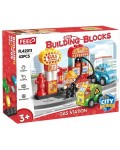 Конструктор Feelo City series - Бензиностанция, 43 части
