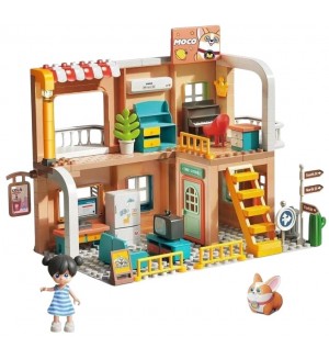 Конструктор Feelo Genius Architect - Лятна вила, 152 части Конструктор Feelo Genius Architect - Лятна вила, 152 части