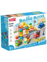 Конструктор Feelo - Направи си сам кола, 105 части Конструктор Feelo - Направи си сам кола, 105 части