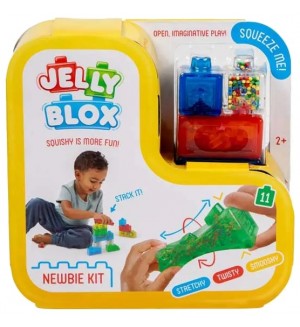 Конструктор Goliath - Jelly Blox, с меки блокчета, 11 части