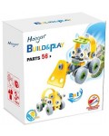 Конструктор Hoogar - Кола и булдозер, 56 части
