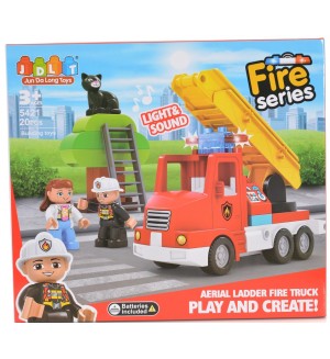 Конструктор JDLT - Fire, 20 части 