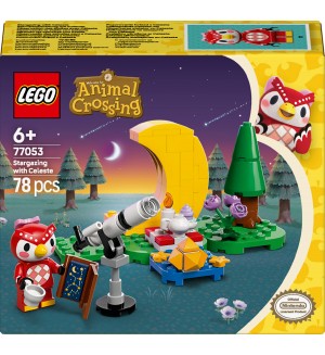 Конструктор LEGO Animal Crossing - Наблюдение на звездите със Celeste (77053)