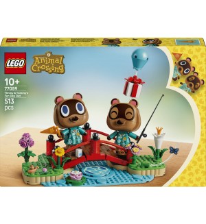 Конструктор LEGO Animal Crossing - Забавен ден на Timmy и Tommy (77059)