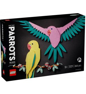 Конструктор LEGO Art - Колекция Фауна: Папагали Ара (31211)