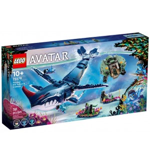 Конструктор LEGO Avatar - Тулкунът Паякан и подводница-рак (75579)