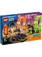 Конструктор Lego City - Арена за каскади с два лупинга (60339)