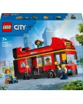 Конструктор LEGO City - Червен двуетажен туристически автобус (60407)