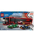 Конструктор LEGO City - Камион от F1 с коли RB20 и AMR24 от F1 (60445)