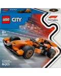 Конструктор LEGO City - Пилот от F1 със състезателна кола McLaren (60442)