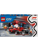 Конструктор LEGO City - Питстоп и механици от F1 с кола Ferrari (60443)