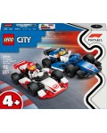Конструктор LEGO City - Състезателни коли F1 Williams Racing и Haas F1 (60464)