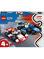 Конструктор LEGO City - Състезателни коли F1 Williams Racing и Haas F1 (60464)
