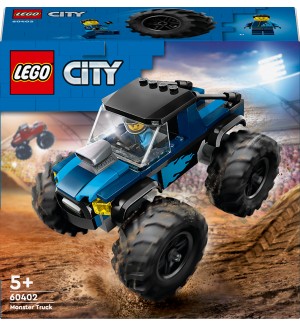 Конструктор LEGO City Great Vehicles - Син камион чудовище (60402)
