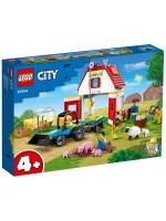Конструктор Lego City - Хамбар и животни във фермата (60346)