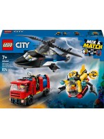 Конструктор LEGO City - Хеликоптер, пожарна кола и подводница –  ремикс (60462)