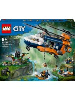 Конструктор LEGO City - Хеликоптер за изследване на джунглата в базов лагер (60437)