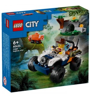Конструктор LEGO City - Изследовател на джунглата с ATV (60424)