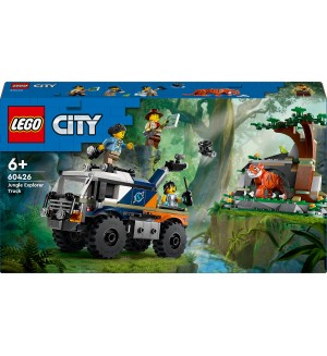 Конструктор LEGO City - Изследовател в джунглата с офроуд камион (60426)