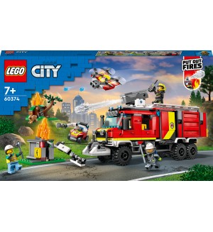 Конструктор LEGO City - Камион на пожарната команда (60374)