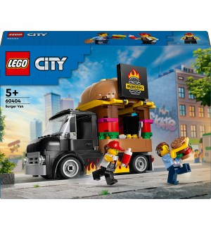 Конструктор LEGO City - Камион за бургери (60404)
