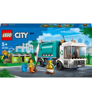 Конструктор LEGO City - Камион за рециклиране (60386)