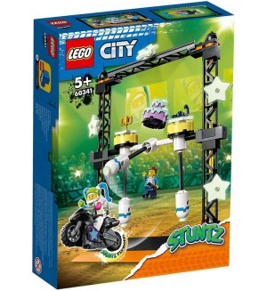 Конструктор Lego City - Каскадьорско предизвикателство Knock-Down (60341)