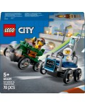 Конструктор LEGO City - Комплект състезателни коли: самолет срещу болнично легло (60459)